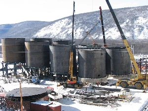 Резервуары вертикальные РВС. Монтаж